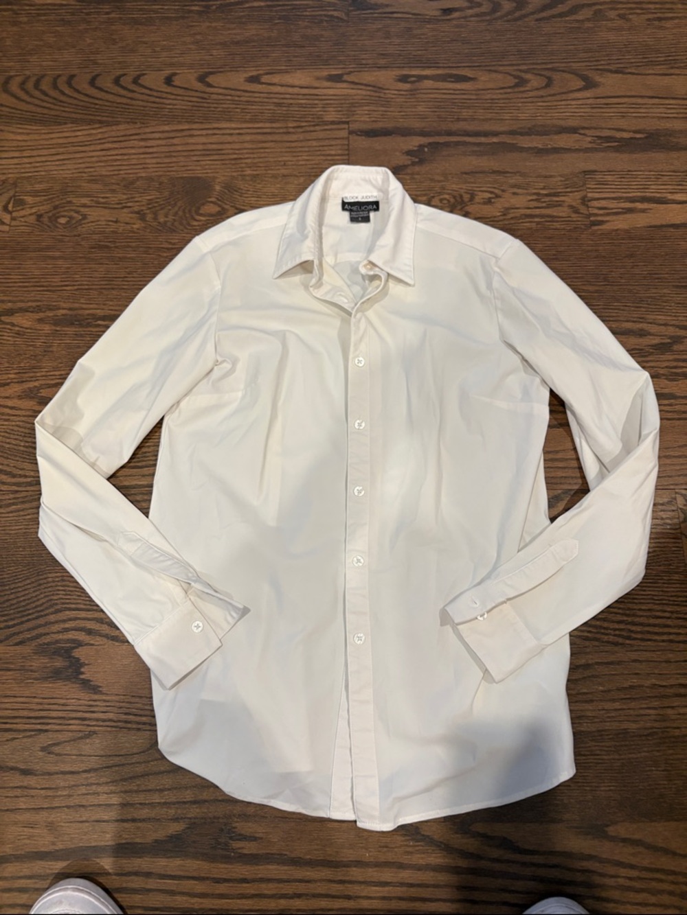 Alfani Women’s White Button-Front Dress Shirt